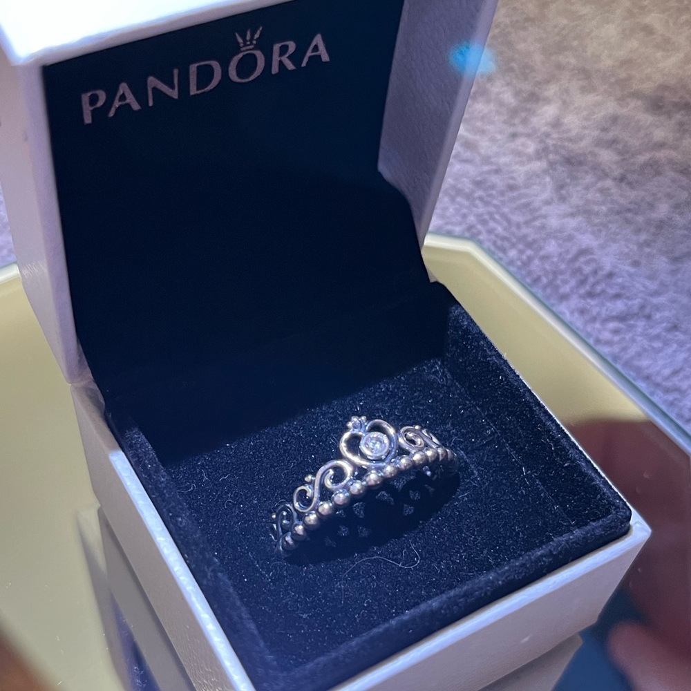 AUTHENTIC Pandora Cz. Tiara Ring Sz. 10